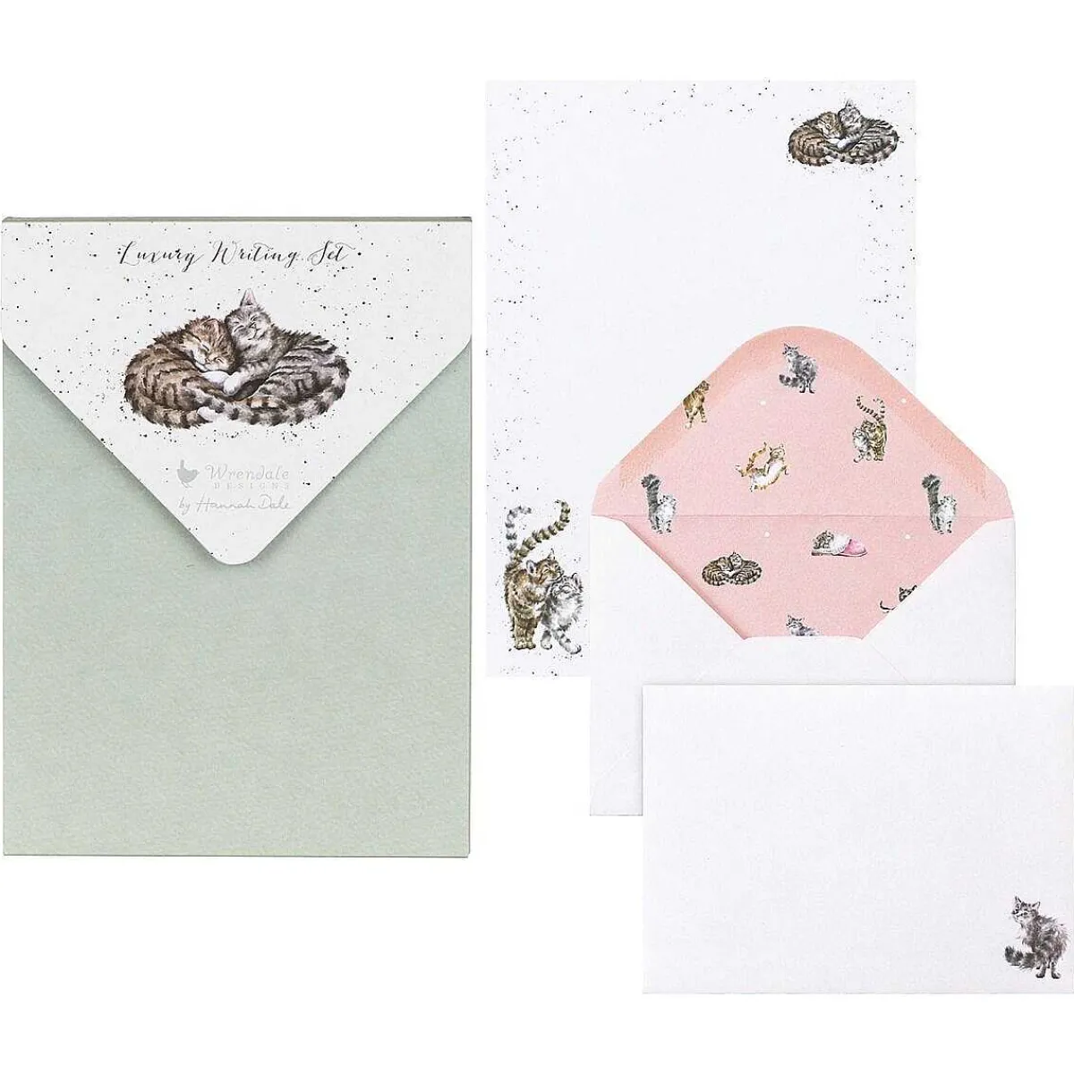 'Feline Good' Cat Letter Writing Set>Wrendale Cheap