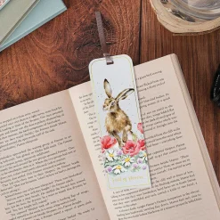 'Field Of Flowers' Hare Bookmark><noscript><img width=