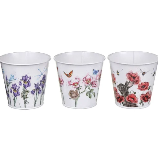 Floral Herb Pots And Tray>Wrendale New