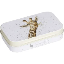 'Flowers' Giraffe Keepsake Tin>Wrendale Best Sale