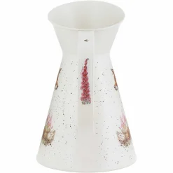 'Foxgloves' Fox Metal Flower Jug>Wrendale Cheap
