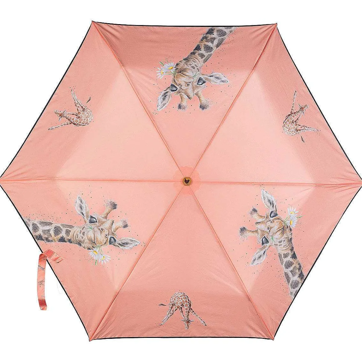Giraffe 'Flowers' Umbrella>Wrendale Best Sale