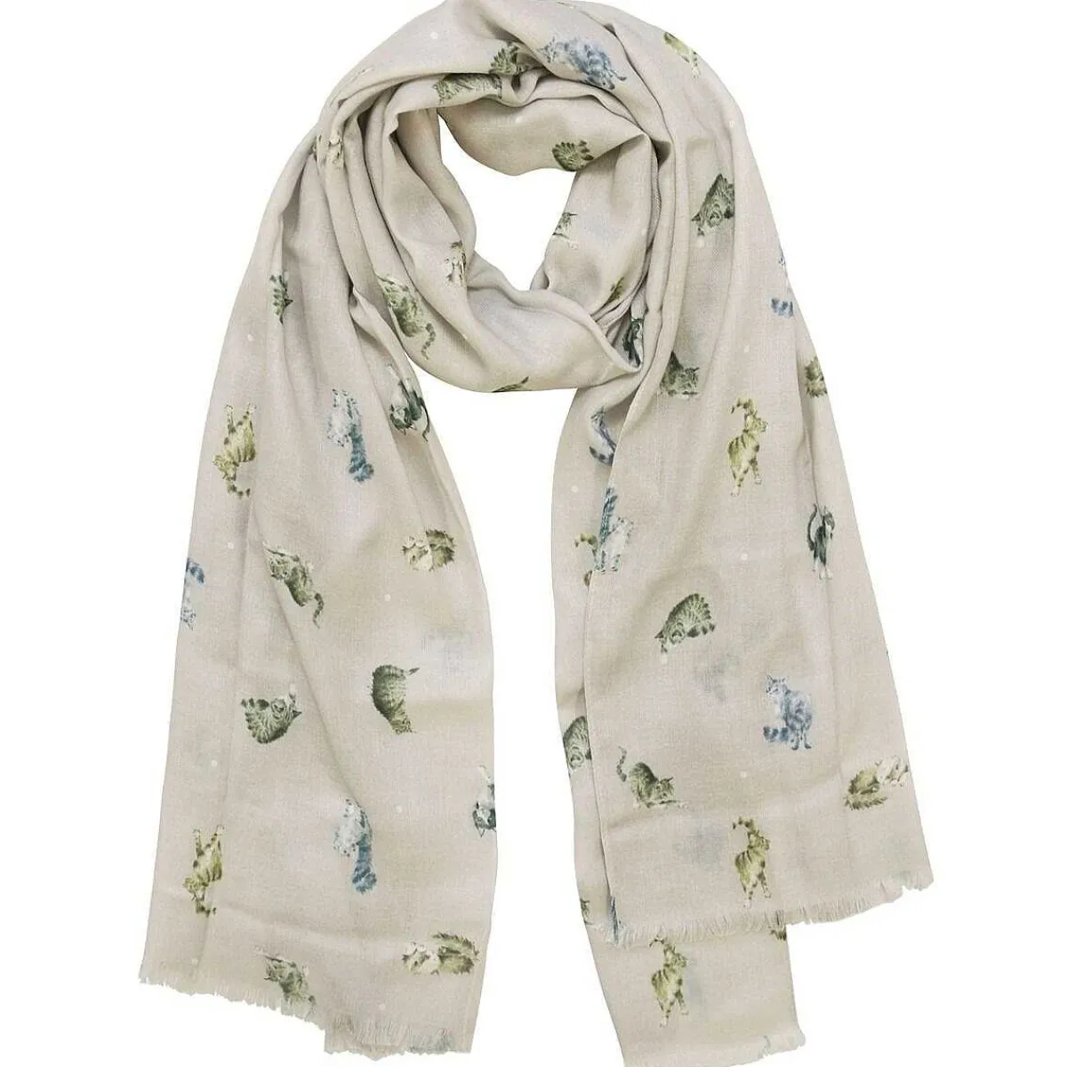 'Glamour Puss' Cat Scarf>Wrendale Discount