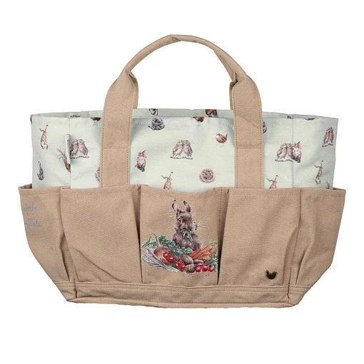 'Grow Your Own' Rabbit Garden Tool Bag>Wrendale Best Sale