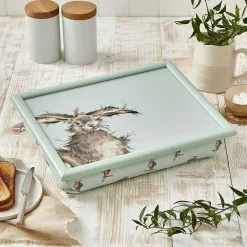 'Hare-Brained' Hare Lap Tray><noscript><img width=