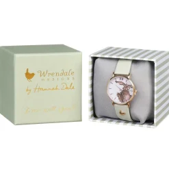 'Hare-Brained' Hare Leather Watch>Wrendale Cheap