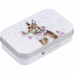 'Head Clover Heels' Rabbit Keepsake Tin>Wrendale Hot