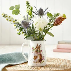 'Head Clover Heels' Rabbit 8Cm Posy Jug><noscript><img width=