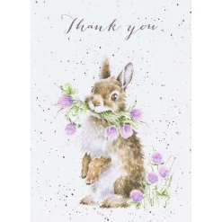 'Head Clover Heels' Rabbit Thank You Note Writing Set><noscript><img width=