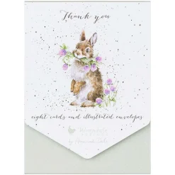 'Head Clover Heels' Rabbit Thank You Note Writing Set><noscript><img width=