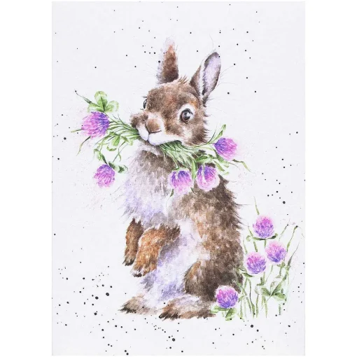 'Head Clover Heels' Rabbit Seed Card>Wrendale Outlet