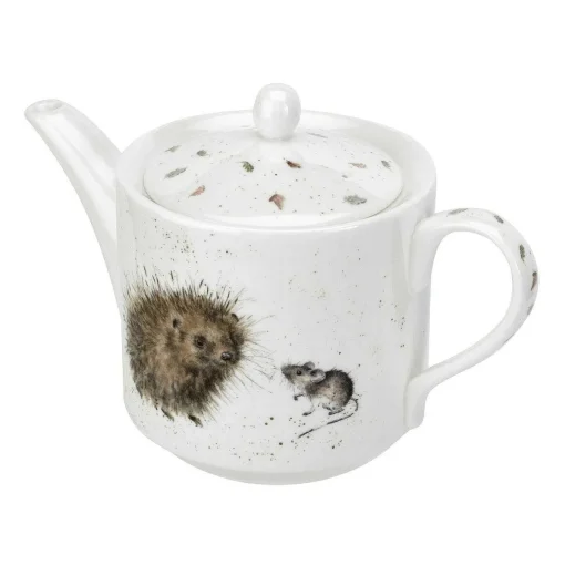 Hedgehog And Mice Tea Pot>Wrendale Cheap