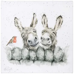 'Hee-Haw' Donkey Large Canvas>Wrendale Flash Sale