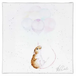 'Hold On Tight' Mouse Small Canvas>Wrendale Store