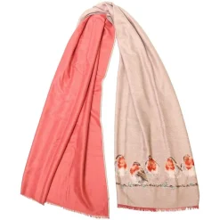 'Jolly Robin' Winter Scarf>Wrendale Cheap