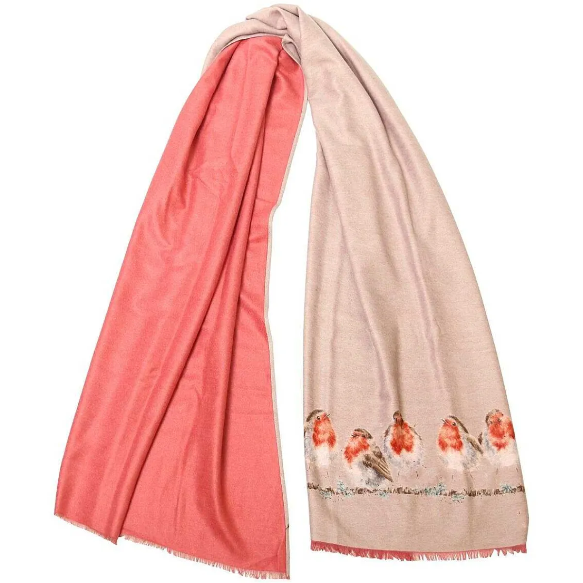 'Jolly Robin' Winter Scarf>Wrendale Cheap
