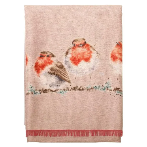 'Jolly Robin' Winter Scarf>Wrendale Cheap