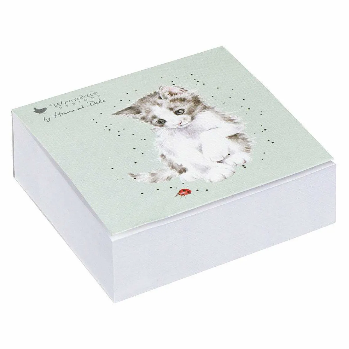 'Ladybird' Cat Square Sticky Notes>Wrendale Best Sale