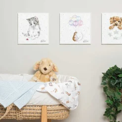 'Ladybird' Kitten Small Canvas>Wrendale Outlet