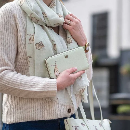 Large Hare Purse>Wrendale Hot