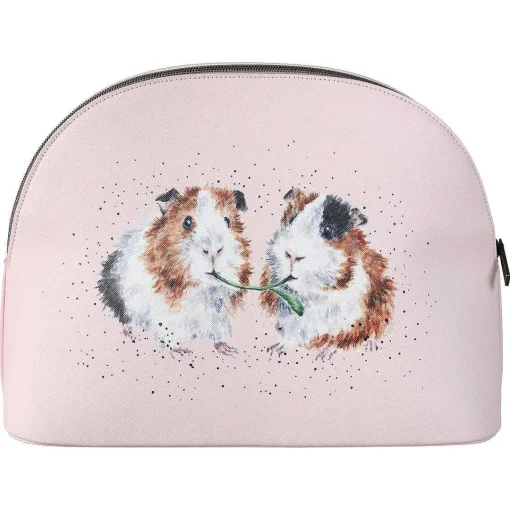 'Lettuce Be Friends' Guinea Pig Large Cosmetic Bag>Wrendale Fashion