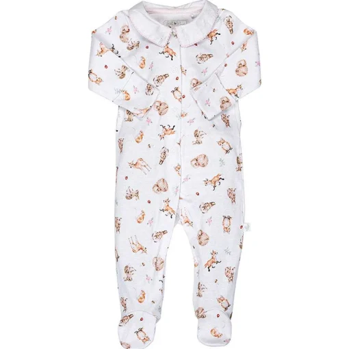 Little Forest Printed Babygrow>Wrendale Best Sale