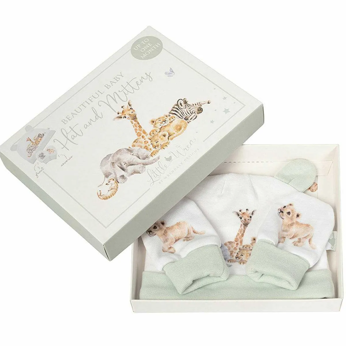 Little Savannah Newborn Baby Hat And Mitten Set>Wrendale Cheap
