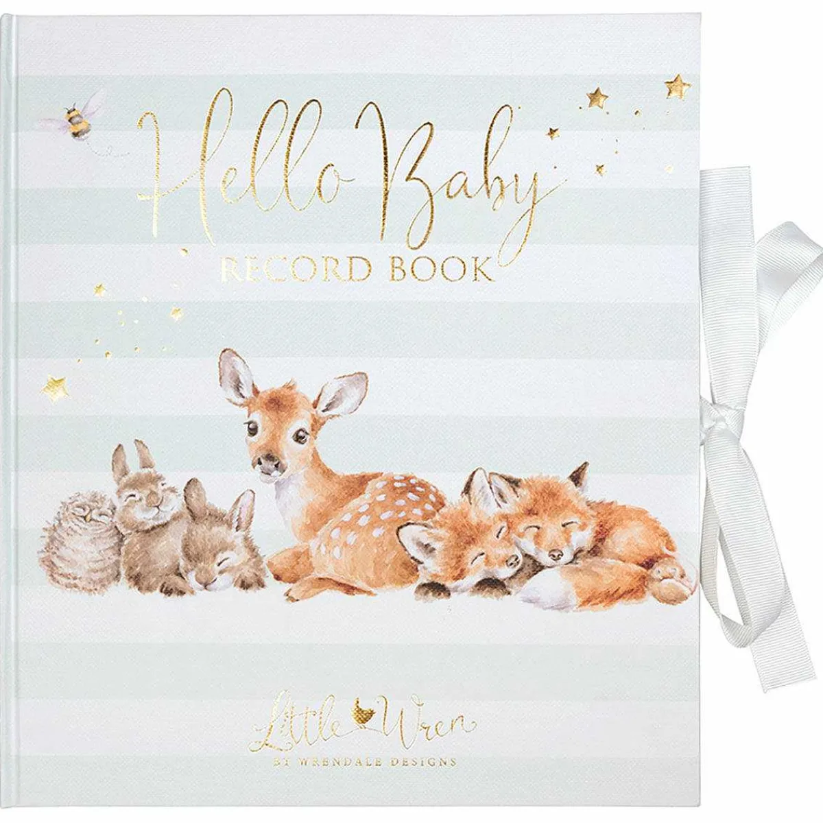 Little Wren 'Hello Baby' Baby Record Book>Wrendale Clearance