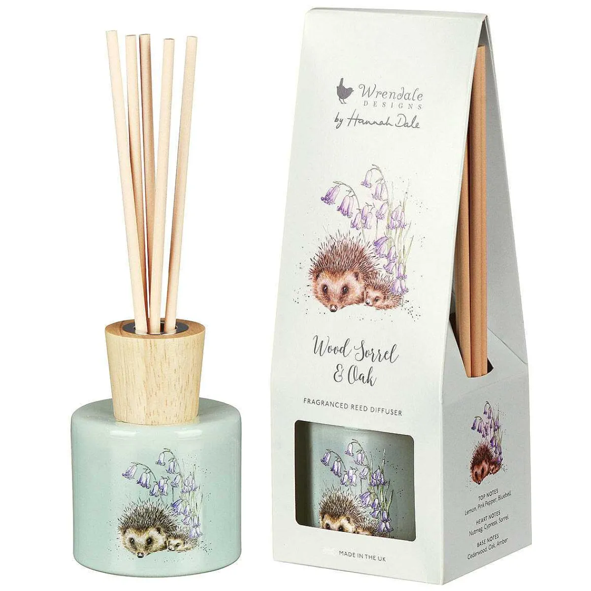 'Love And Hedgehugs' Woodland Hedgehog Reed Diffuser>Wrendale Best Sale