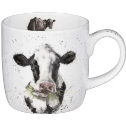 Moooo Cow Fine Bone China Mug><noscript><img width=
