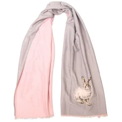 'Mountain Hare' Winter Scarf>Wrendale Cheap
