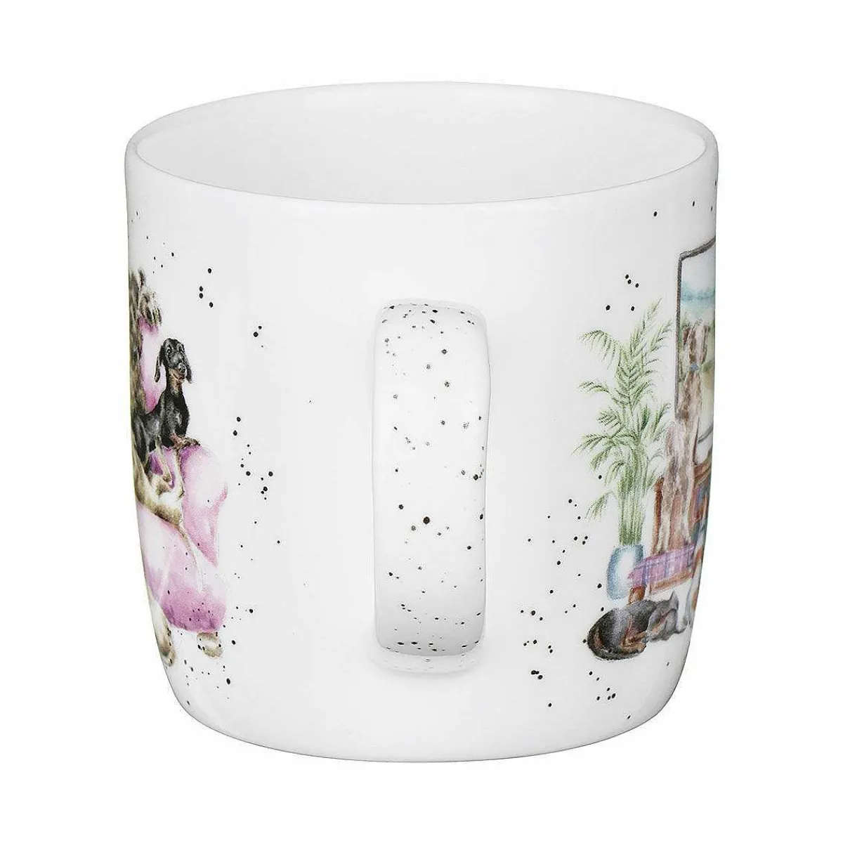 Movie Night Dogs Fine Bone China Mug>Wrendale Fashion