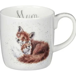 Mum Foxes Boxed Large Fine Bone China Mug><noscript><img width=