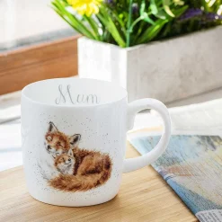Mum Foxes Boxed Large Fine Bone China Mug><noscript><img width=