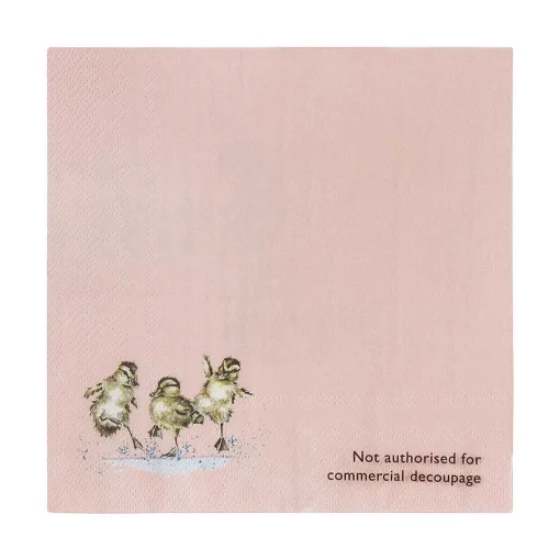 Not A Daisy Goes By Duck Set Of 20 Cocktail Napkins>Wrendale Best