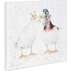 'Not A Daisy Goes By' Duck Small Canvas>Wrendale Cheap