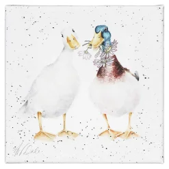 'Not A Daisy Goes By' Duck Small Canvas>Wrendale Cheap