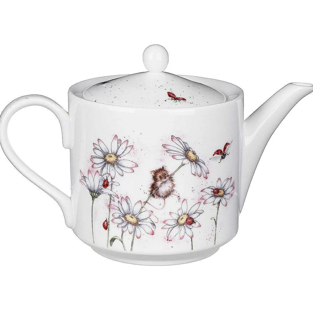 'Oops A Daisy' Mouse Tea Pot>Wrendale Best Sale