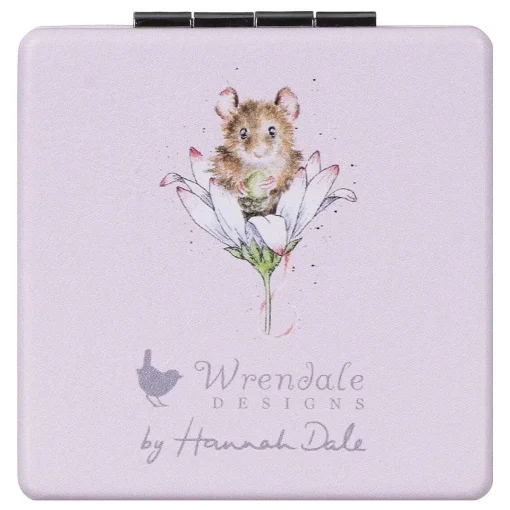 'Oops A Daisy' Mouse Compact Mirror>Wrendale Store