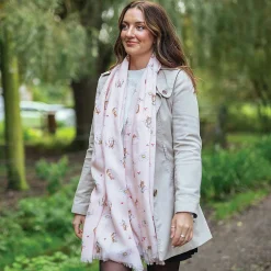 'Oops A Daisy' Mouse Everyday Scarf>Wrendale Fashion