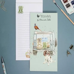 'Paws For A Picnic' Dog Magnetic Shopping Pad>Wrendale Store