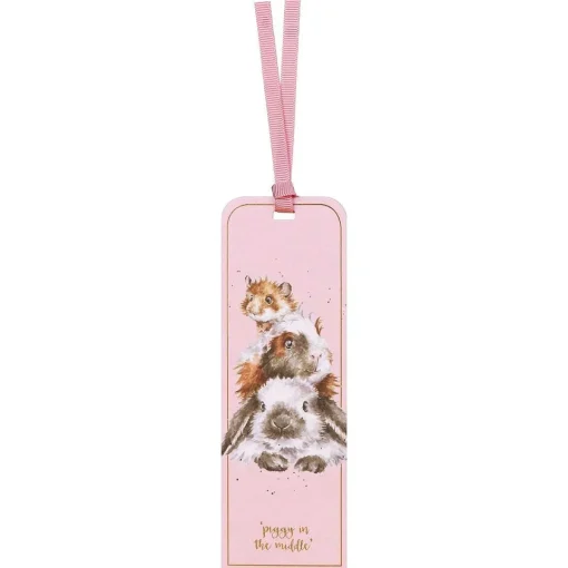 'Piggy In The Middle' Bookmark>Wrendale New