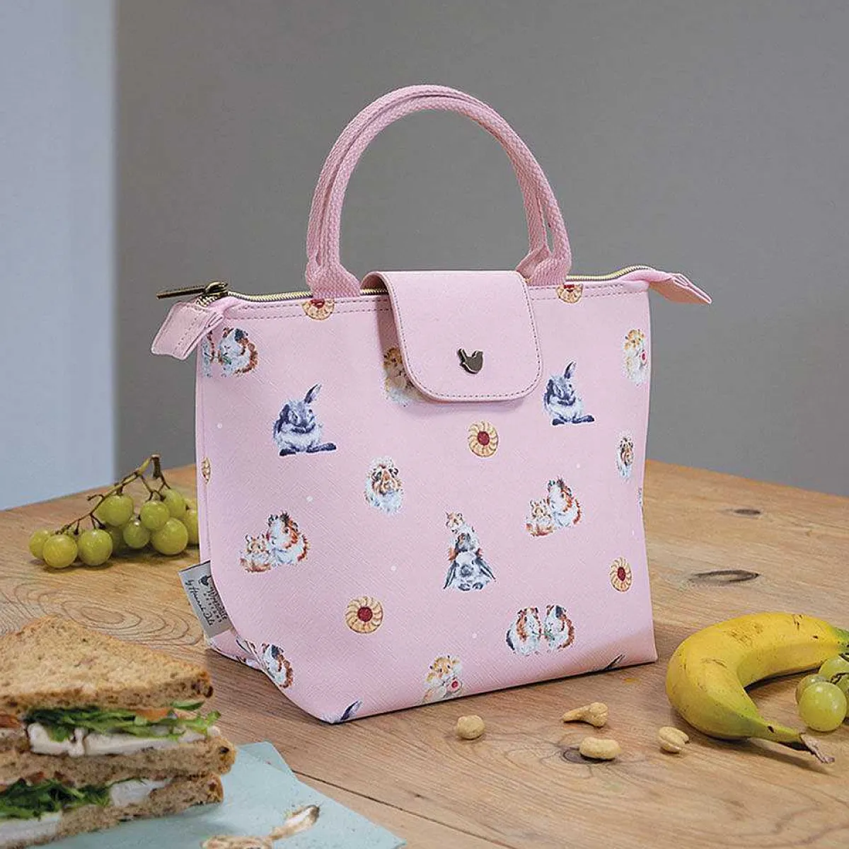 'Piggy In The Middle' Lunch Bag>Wrendale Clearance