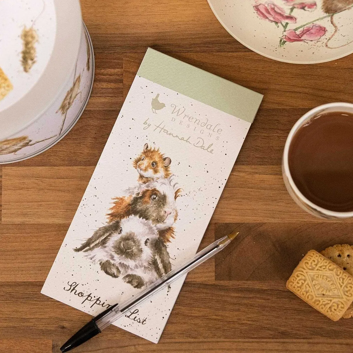 'Piggy In The Middle' Magnetic Shopping Pad>Wrendale Cheap