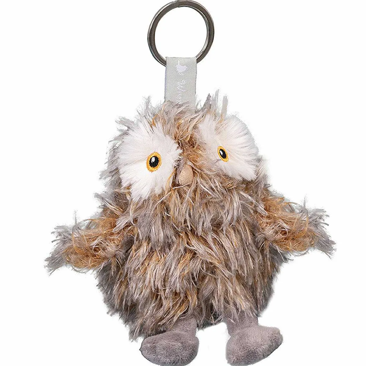 Plush Elvis Owl Character Keyring>Wrendale Clearance