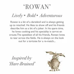 Plush Rowan Hare Character Keyring>Wrendale Discount