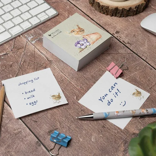 'Pottering About' Bird Square Sticky Notes>Wrendale Best