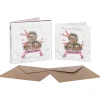 'sledgehogs' Set Of 8 Luxury Gold Foiled Christmas Cards>Wrendale Best Sale