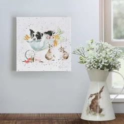 'sleeping On The Job' Small Canvas>Wrendale Hot