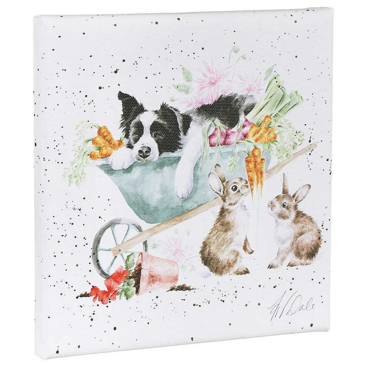 'sleeping On The Job' Small Canvas>Wrendale Hot